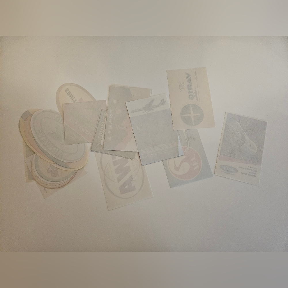 Airline Luggage Decals Original Antique x 40 - Picture 11 of 11